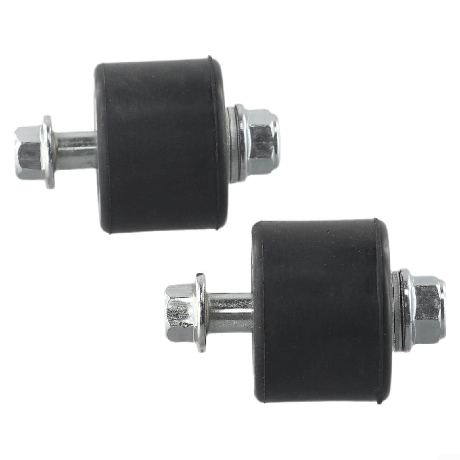 2 rodillos de cadena de motocicleta de 8 mm para YFM350 YFZ350 para BANSHEE, rueda guía superior inferior con pernos y juntas, material de goma, color negro