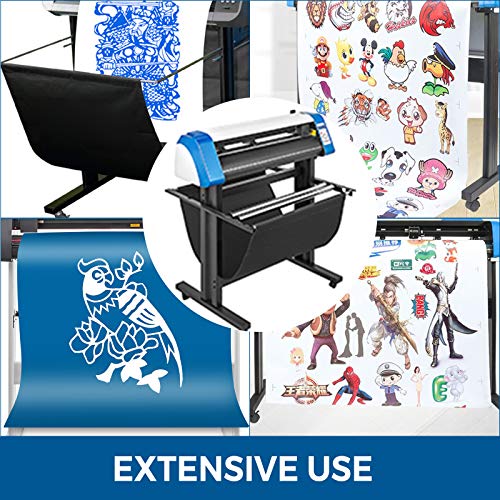 Vevor Vinyl Cutter 53 Inch Vinyl Cutter Machine 1340Mm Vinyl Printer Cutter Machine Led Fill Light Strip Vinyl Plotter Cutter Machine With Floor Stand Signmaster Software #TOP7