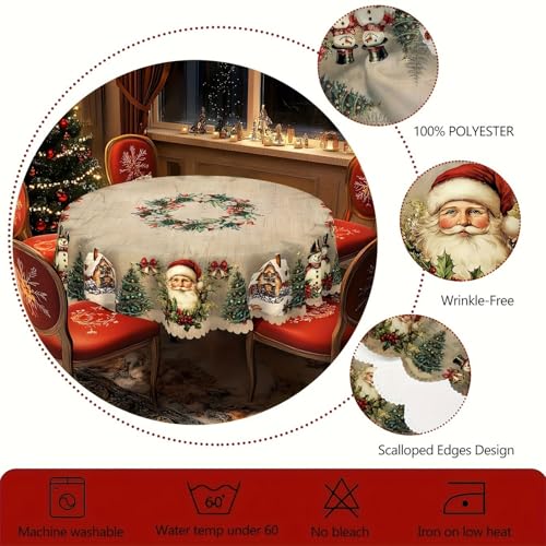 Nappe festive lavable en machine et résistante aux déversements - 6