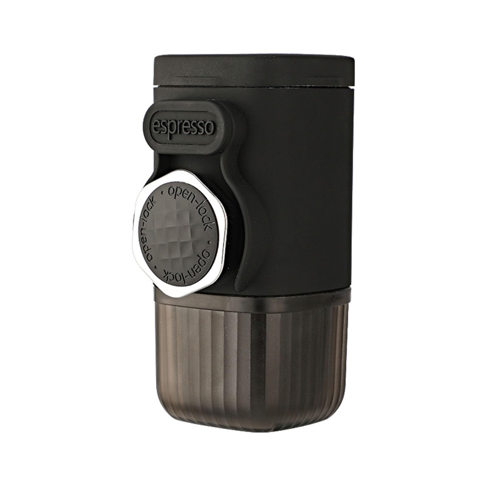Máquina de café: diseño desmontable y lavable integrado, ligera y portátil para un rico espresso, ideal para viajes de café al aire libre
