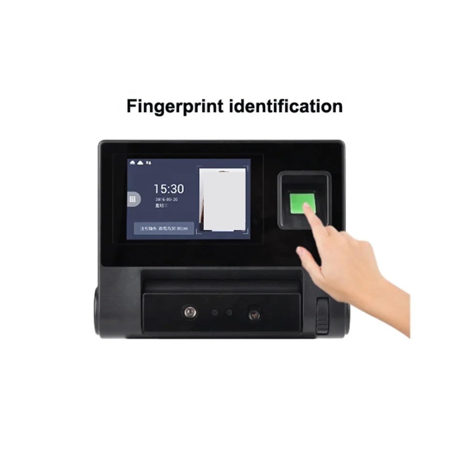 Rilevatore Presenze, Orologio for la rilevazione e presenze dei dipendenti senza contatto, riconoscimento e impronte digitali sul palmo a mano, macchina for la rilevazione e presenze dei dipendenti