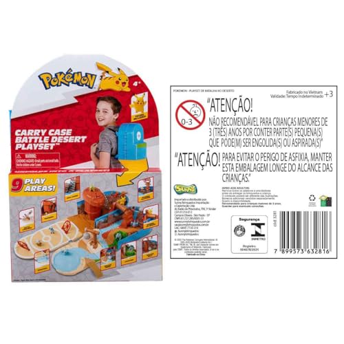 SUNNY, Pokémon, Mochila Playset de Batalha no Deserto