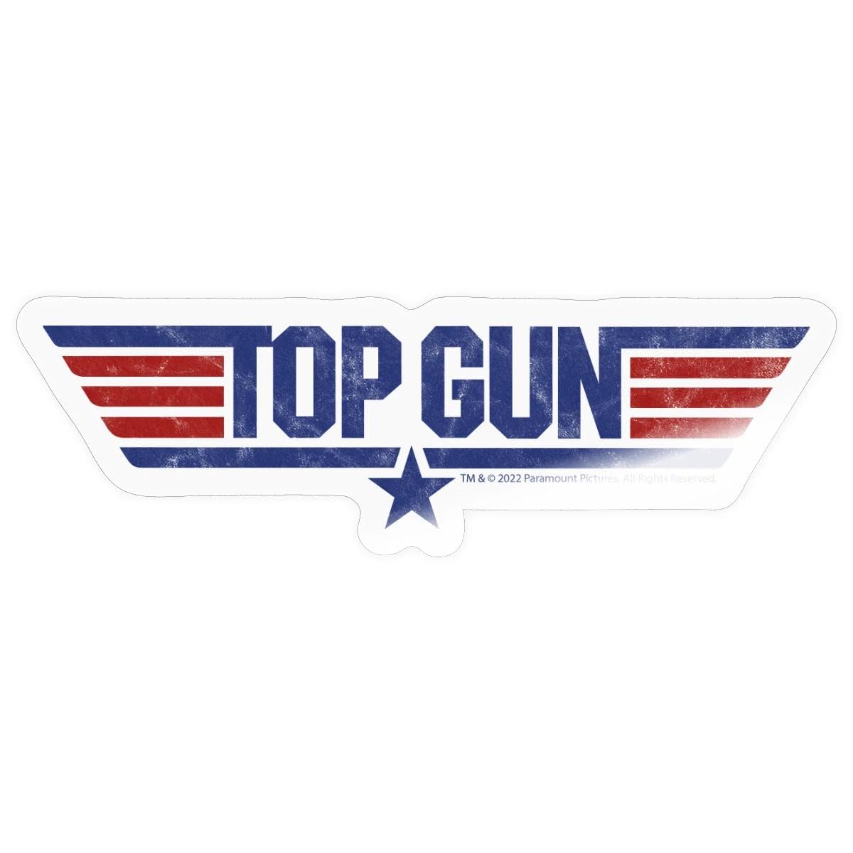 Top Gun Logo Sticker Size S (10 x 10 cm)