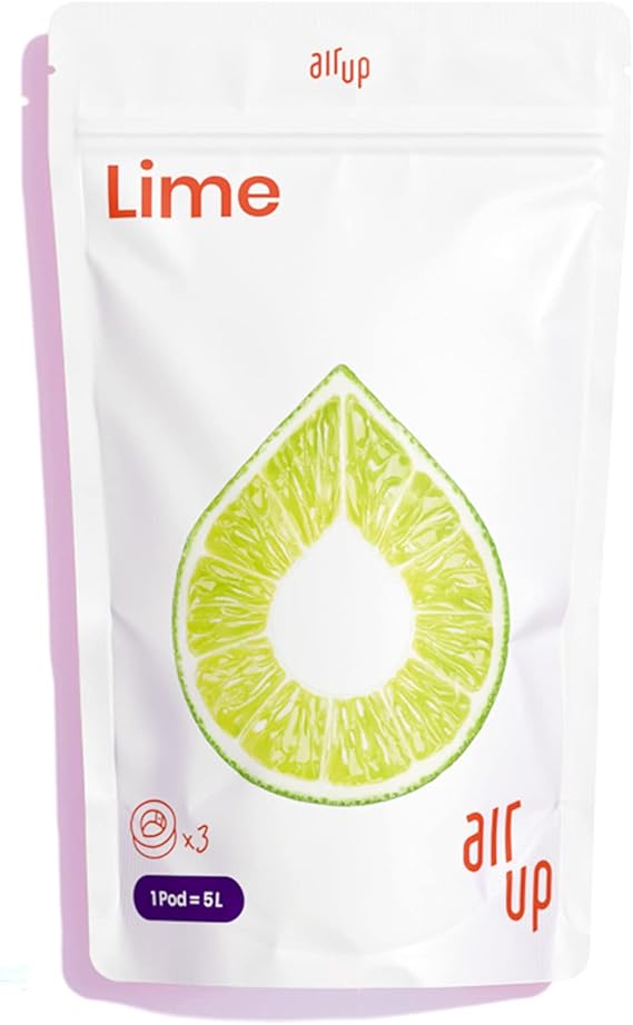 AIR UP Pods Pack of 3 Lime Flavour Flavoured Drink, Fruity Flavouring