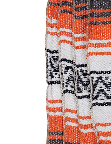 Canyon Creek Mexican Yoga Blanket (Orange) - Image 3