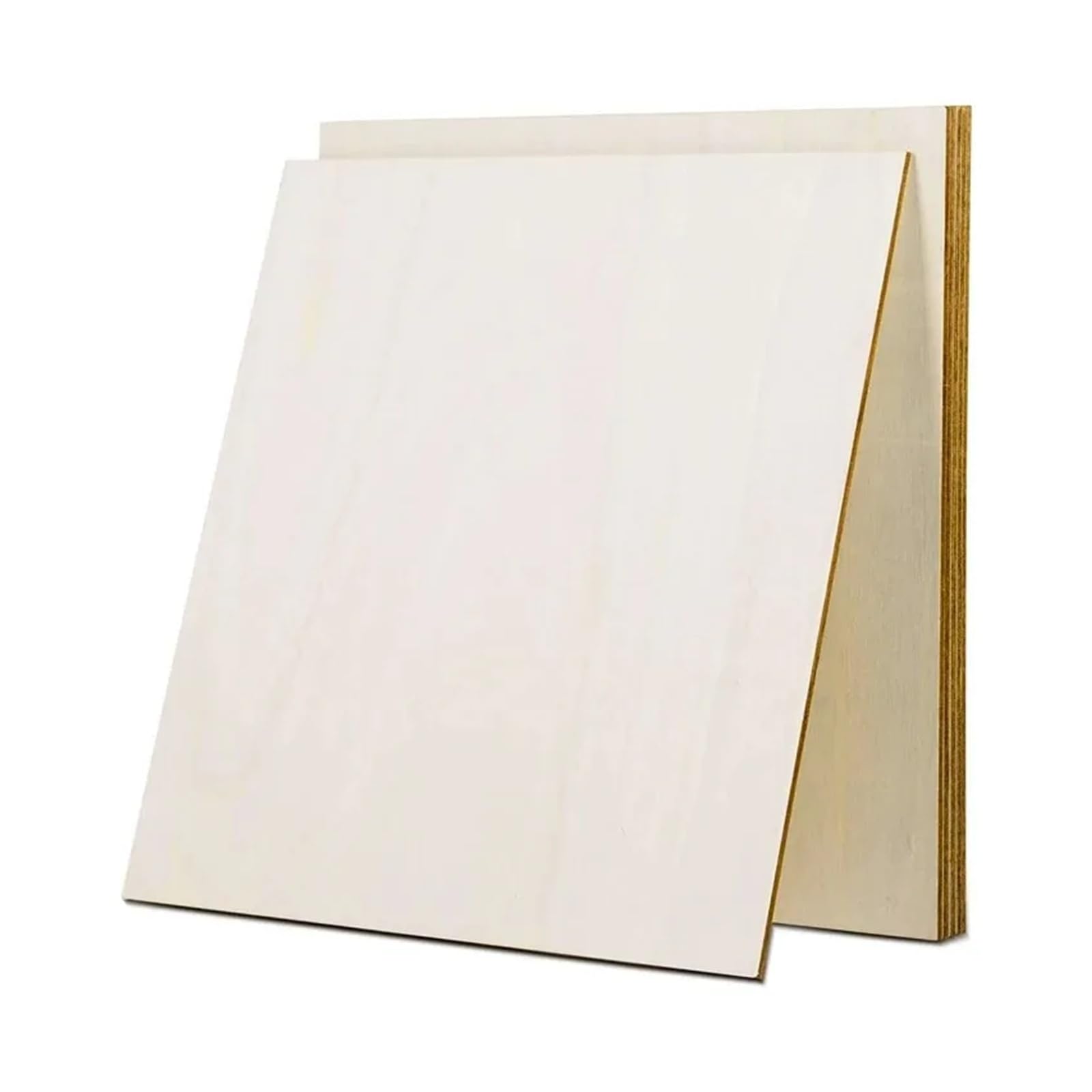 Nieobrobione cienkie deski z drewna Niedokończone klocki drewniane kwadraty DIY Crafting rzeźba malowanie wystrój domu 12-30cm(5pcs 15cm)