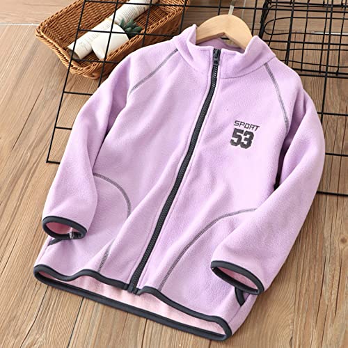 Toddler Kids Boys Girls Long Sleeve Winter Letter Prints Zippered Coat Jacket Thicken Warm Outwear 7t Girls Clothes3