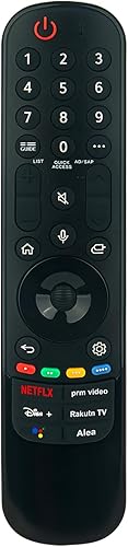 Reemplazo de voz remoto aplicable para LG TV 50UQ7070ZUE 43UQ7070ZUD 55UQ7070ZUE 50UQ8000AUB 65NANO80AQA 86QNED90UQA 75QNED85UQA 28LM400B-PU