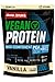 Produktbild Body Attack Vegan Duo-Component Protein, 1000g, Vanilla- veganes Protein aus zwei Quellen / 33 Portionen, umweltfreundlicher Zip-Lock Beutel, 9.060mg EAAs & 4.650mg BCAAs, zuckerfrei, Made in Germany