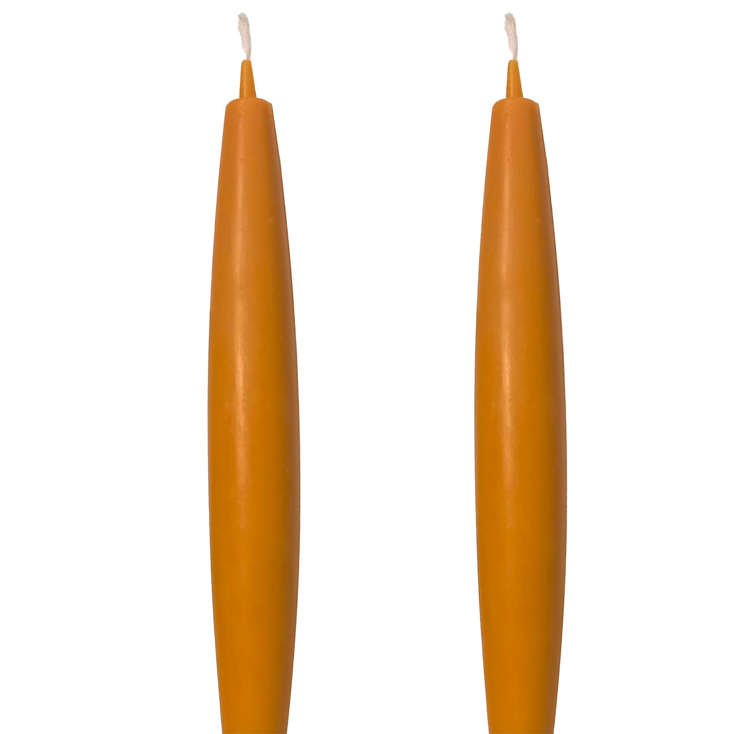 Petekoğlu Balmumu Mum (2 Adet) Şamdan Mumu Mermi Formunda Masa Mumu 22 Cm Bees wax
