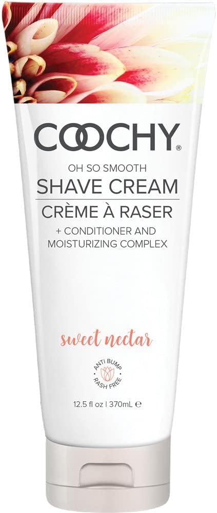 Shave Cream - Moisturizing Shave Lotion - Gentle Intimate Shaving Cream - For Bikini Area, Underarms, Legs & More - Rash-Free, Hydrating Formula - Sweet Nectar, 12.5 oz