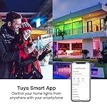 DAYBETTER Tuya Smart Light Bulbs, RGBCW WiFi Color Changing Led Bulbs Compatible with Alexa and Google Home Assistant, A19 E26 9W 800LM Multicolor Led Light Bulb, No Hub Required, Light Bulbs 12 Pack - Image 4