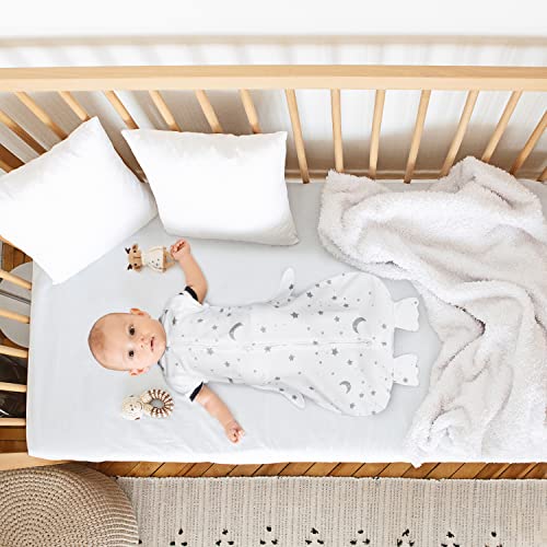 Beberoad Love 2 Pack Baby Sleep Sack - 100% Cotton Wearable Blankets For Newborns -2-Way Zipper For Easy Swaddling - Breathable And Lightweight Sleep Sacks - Suitable For Baby 0-3 Months #TOP1