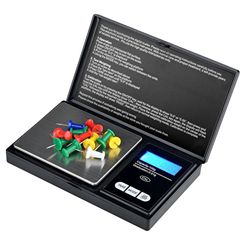 Insten Digital Jewelry Scale, Mini Pocket Size, Accurate Detail up to 0.01g –