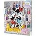 Disney 100 Kids Nail Polish Set with Glittery and Opaque Colors with Nail Stickers for Girls Kids Ages 3+, Perfect for Parties, Sleepovers and Makeovers, 18 Pcs