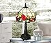 HUIMEIJU HMJ8033 Metal Base with Diameter 8 inch Table lamp Glass lampshade