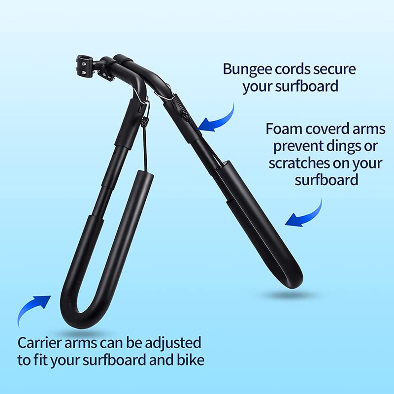 Amazon | Kazhzyhi 自転車サーフボードラック 調整可 サーフボード