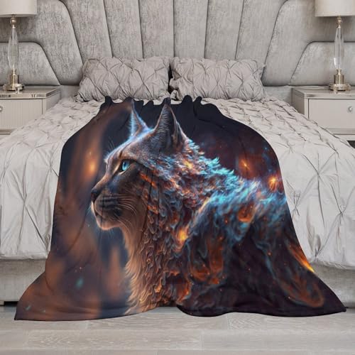 Couverture polaire lynx haut de gamme en flannel moelleuse douce - 7