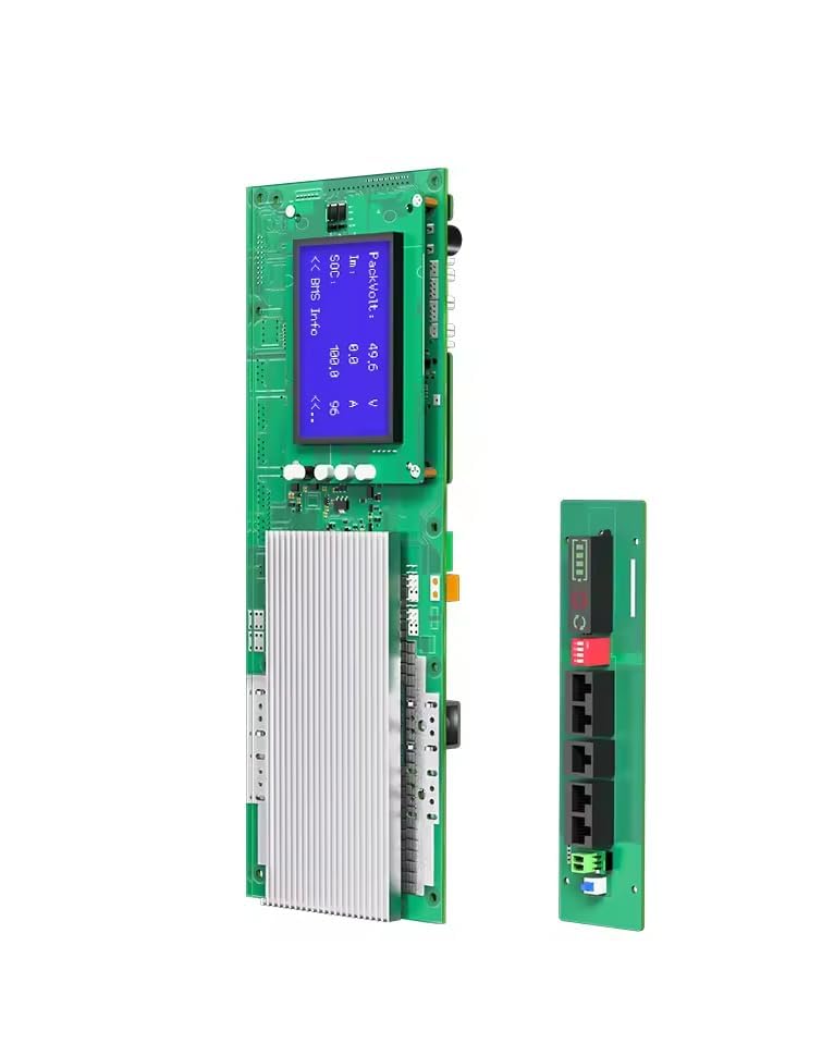 MuscleGrid DALY BMS 48V 15s 100amps with Digital display, Battery Indicator, Bluetooth Function, Communication ports and mobile APP Control (48V 15S) 100Amp)