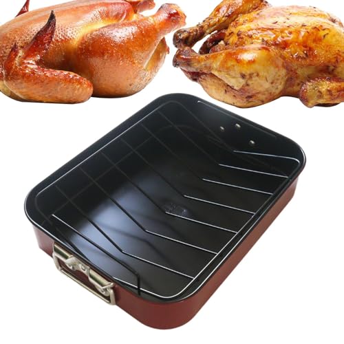 Plat à rôtir rectangulaire repas de famille poulet et poisson Qectial - 6