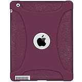 Amzer Silicone Jelly Skin Fit Case Cover for Apple iPad 2 and iPad 3 - Purple