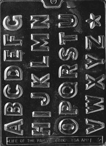 L003 Alphabet Chocolate Mold