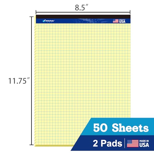 Papier quadrillé WritePads pour organiser vos calculs techniques et schémas complexes