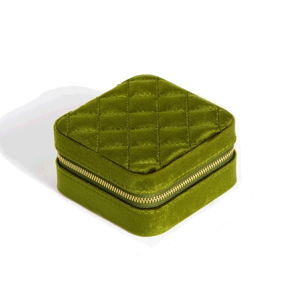 Boîte à bijoux portable en velours pour ne plus perdre vos boucles d'oreilles