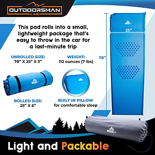 warm sleeping pad for cold camping