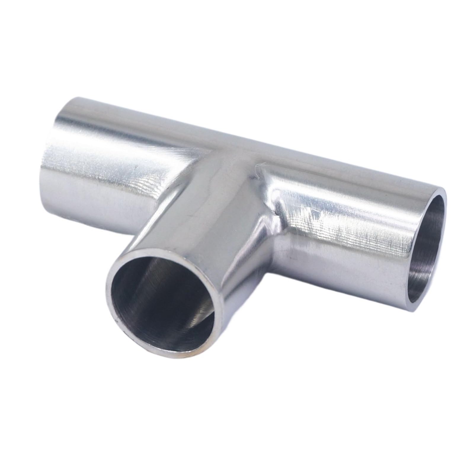 Fqhidmomx One Color 19Mm O/D 304 Stainless Steel Weld Tee Connector Pipe Fitting Plumbing Fittings