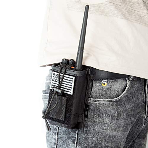 Luiton YWQ001 Tactical Molle Radio Holster Holder Case Military Heavy Duty Pouch Bag thumb #3