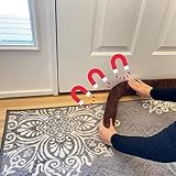 Evelots Magnetic Metal Door Draft Stopper -Extra Strong Magnets for Steel Doors-Cold Air, Dust & Noise Blocker-Stays in Place-No Need to Bend Down-36 Inch