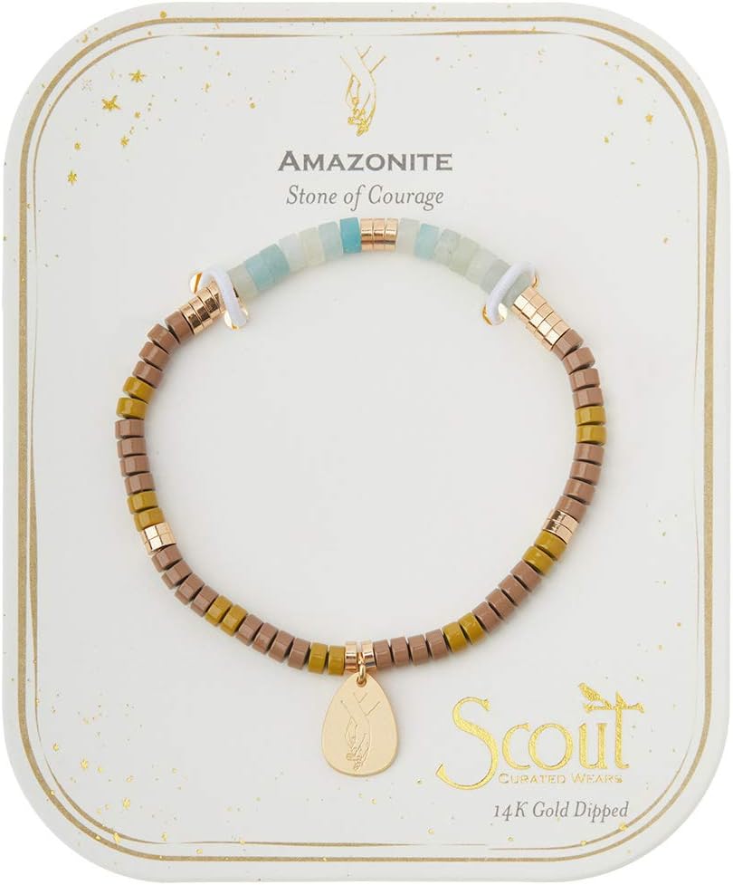 Scout Curated Wears - Intention Charm Bracelet - Amazonite/Gold