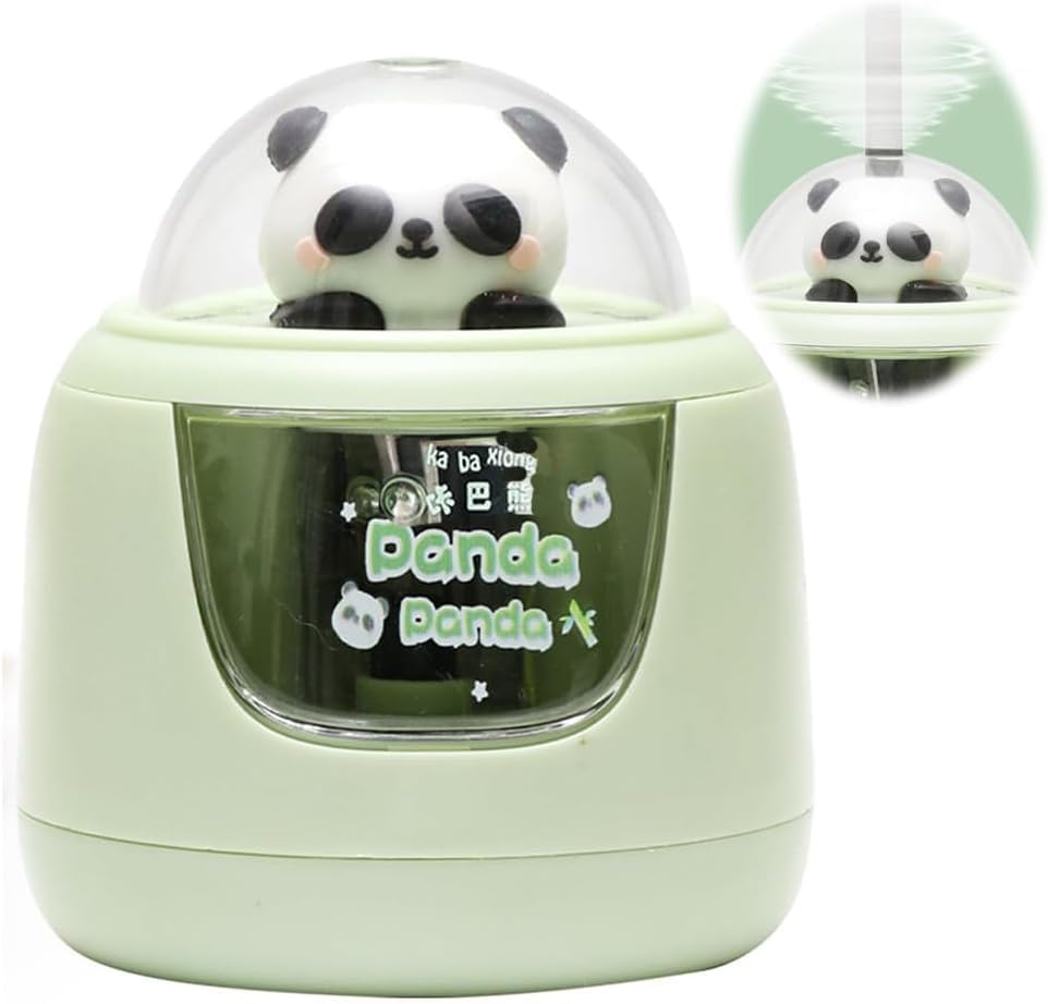 DTR Creation Automatic Sharpener for Kids – Battery Operated Sharpener for Students, Home, School & Office, Return Gift for Kids, Sharpeners with Dust Box (Panda)