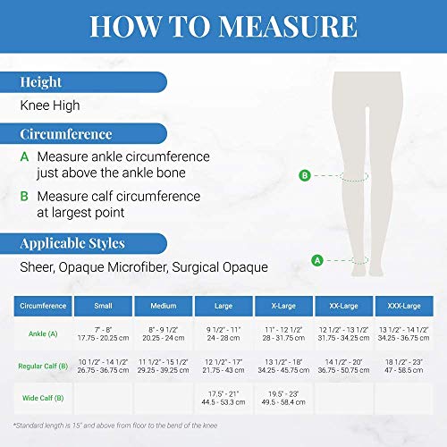 Actifi Women's Sheer 8-15 Mmhg Nude Compression Stockings, Open Toe, Knee High #TOP1