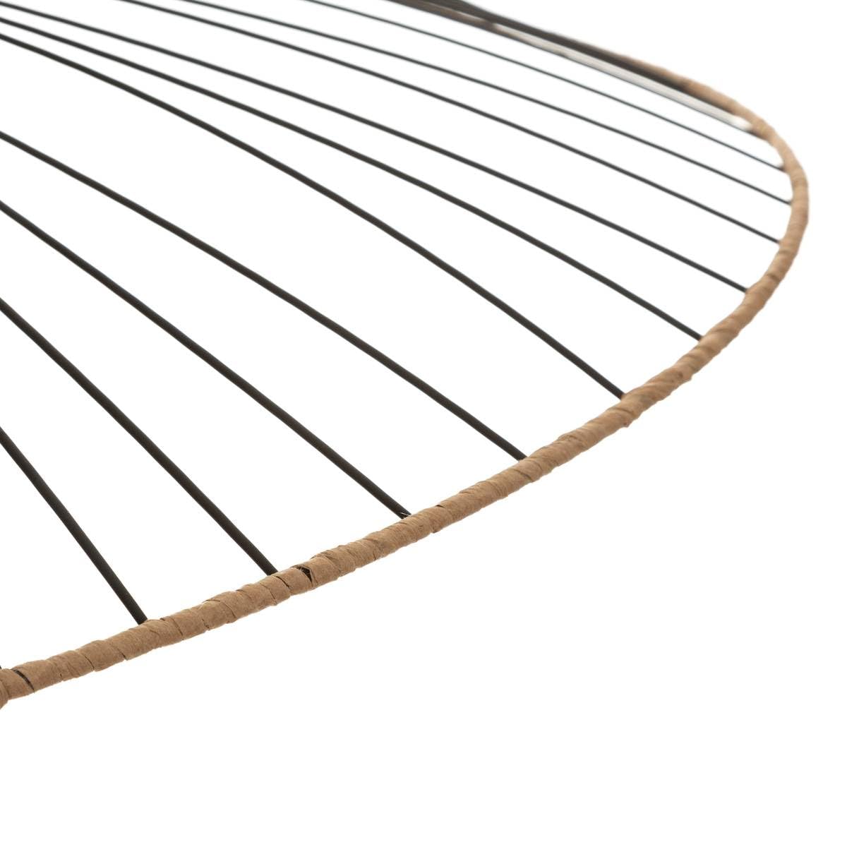 RTN ALARA Lampada a sospensione in metallo - 69,5 cm - Nera