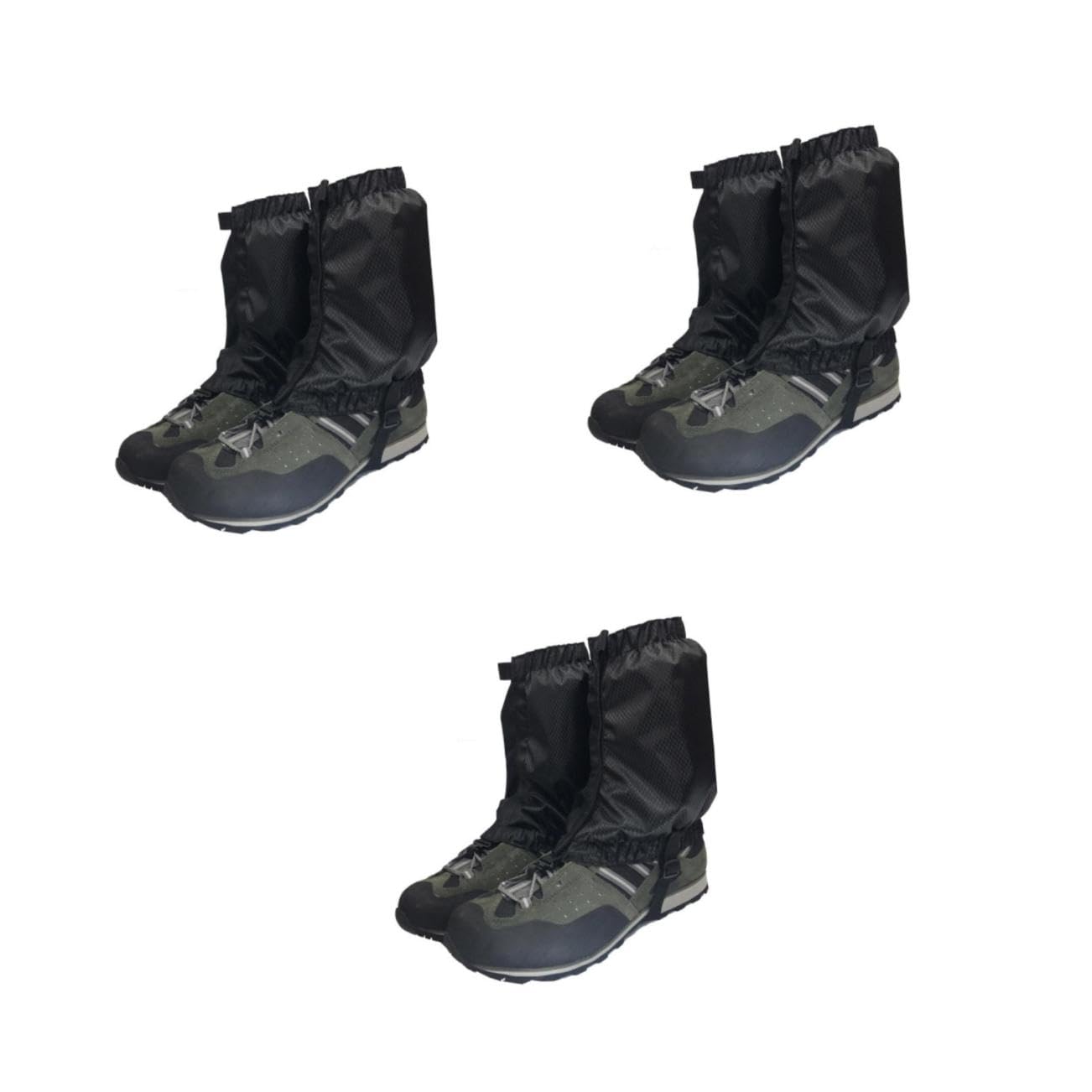 Veemoon Polainas Impermeables para Senderismo De Tela Oxford - Cubiertas De Tobillo para Camping y Actividades Libre - Protección Duradera y Ligera para Zapatos Color