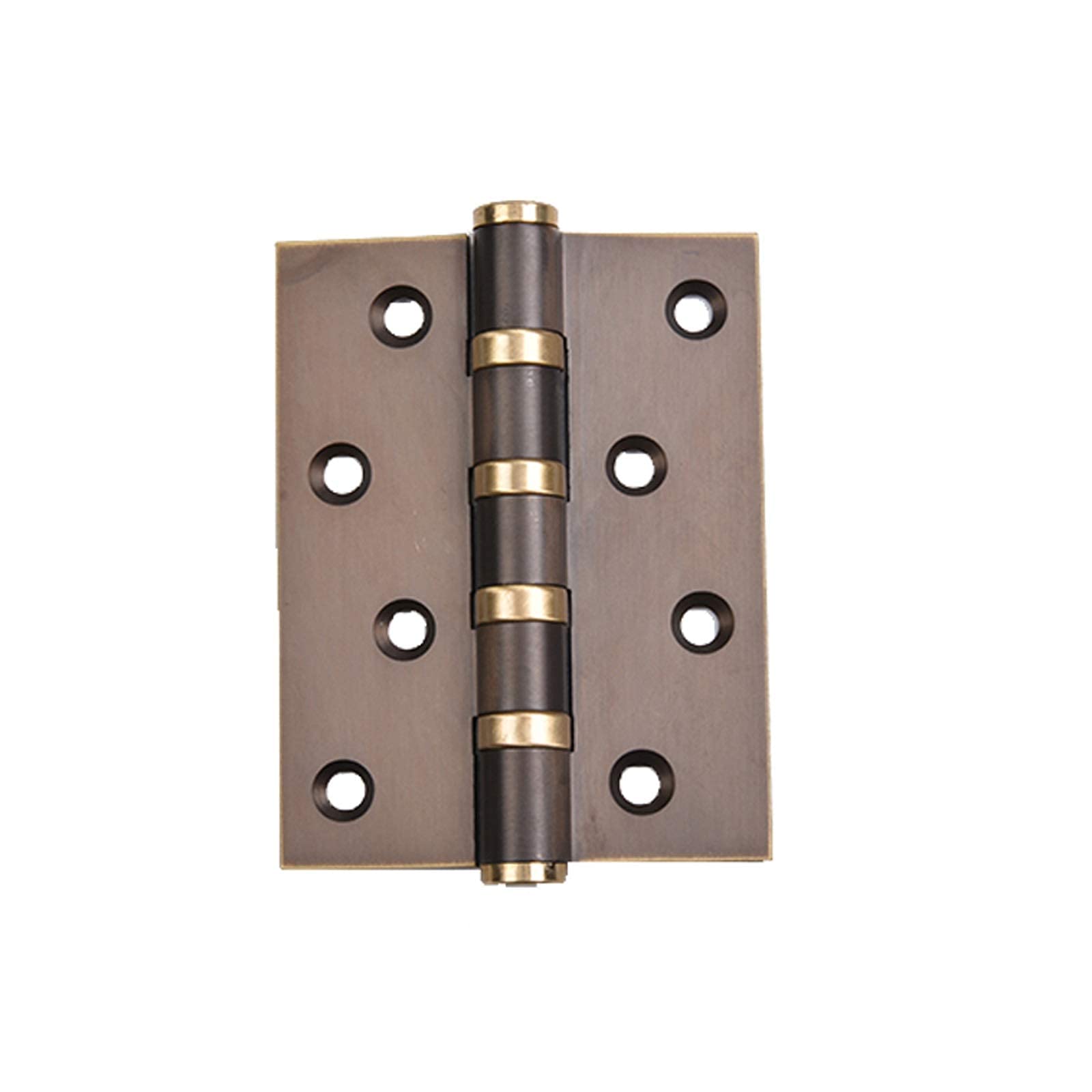 Nvsfzgiyg Bronze Hinge, Door Hinges 2 Packs Mute Copper Antique Wooden Light Luxury Household Flat Opening Closer(,3.9 Inch)