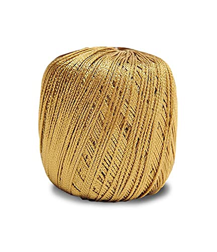 Encanto Slim Yarn By Círculo – 100% Viscose - 262 Yds, 3.52 Oz (Pack Of 1 Ball) Sport - Color 7577 Honey #TOP1