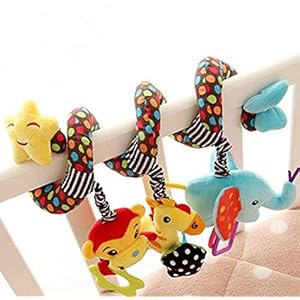 Babyzitje speelgoed, baby activiteiten spiraal,ketting, voor kinderwagen, speelgoed voor meisjes en jongens…