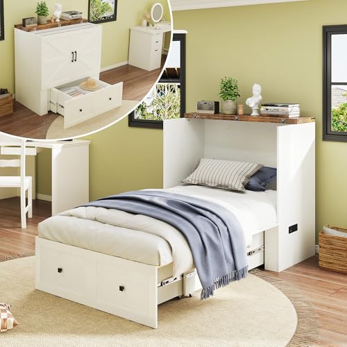 LUXOAK Twin Murphy Bed