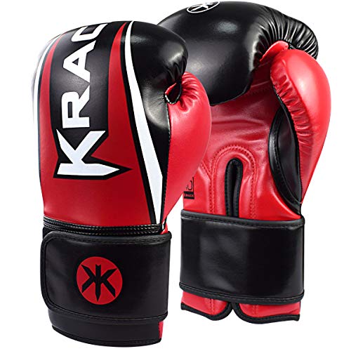Kids Boxing Gloves 6Oz For Boys And Girls, Training Muay Thai Gloves For Sparring, Mma, Punching Bag, Kickboxing, Focus Pads (Red) #TOP8