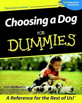 Choosing a Dog For Dummies book cover