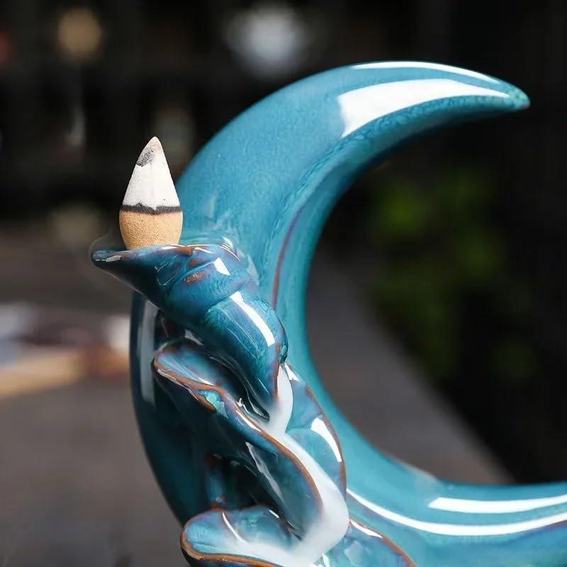 kadzielnica, Kadzidło z przepływem zwrotnym w stawie Lotus ceramicznym uchwytem