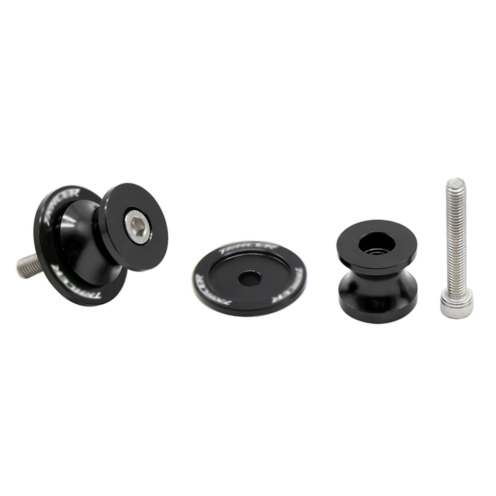 6MM 2pcs Motociclo Nottolini Forcellone Appoggi per Tracer 900 Tracer 900 GT Tracer 700 Tracer 700 GT 2016-2019 Tracer 7 Tracer 7 GT Tracer 9 Tracer 9 GT 2021+-Nero