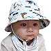 Tyidalin Sombrero de Sol para Niños Bebés Verano Algodón Ajustable Pescador Gorra Protección de Sol Anti UV