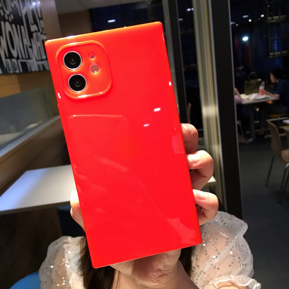 Housse iPhone 8 Plus souple rouge protection fine - 7