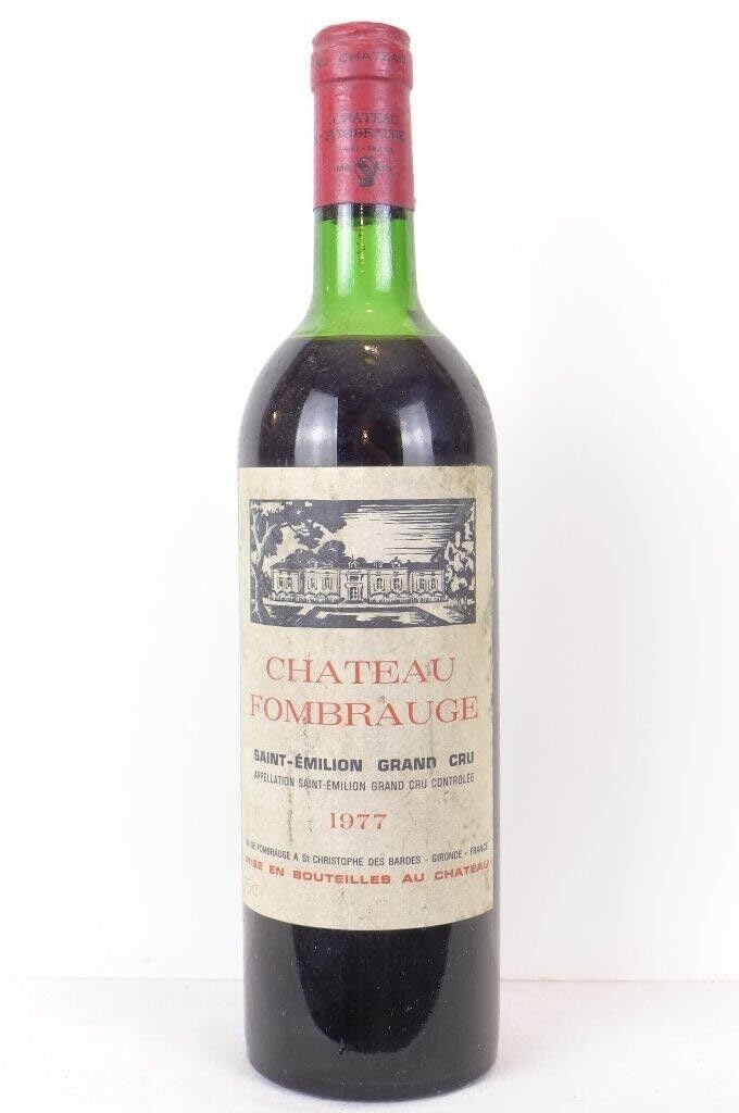 saint-émilion château fombrauge grand cru rouge 1977 - bordeaux