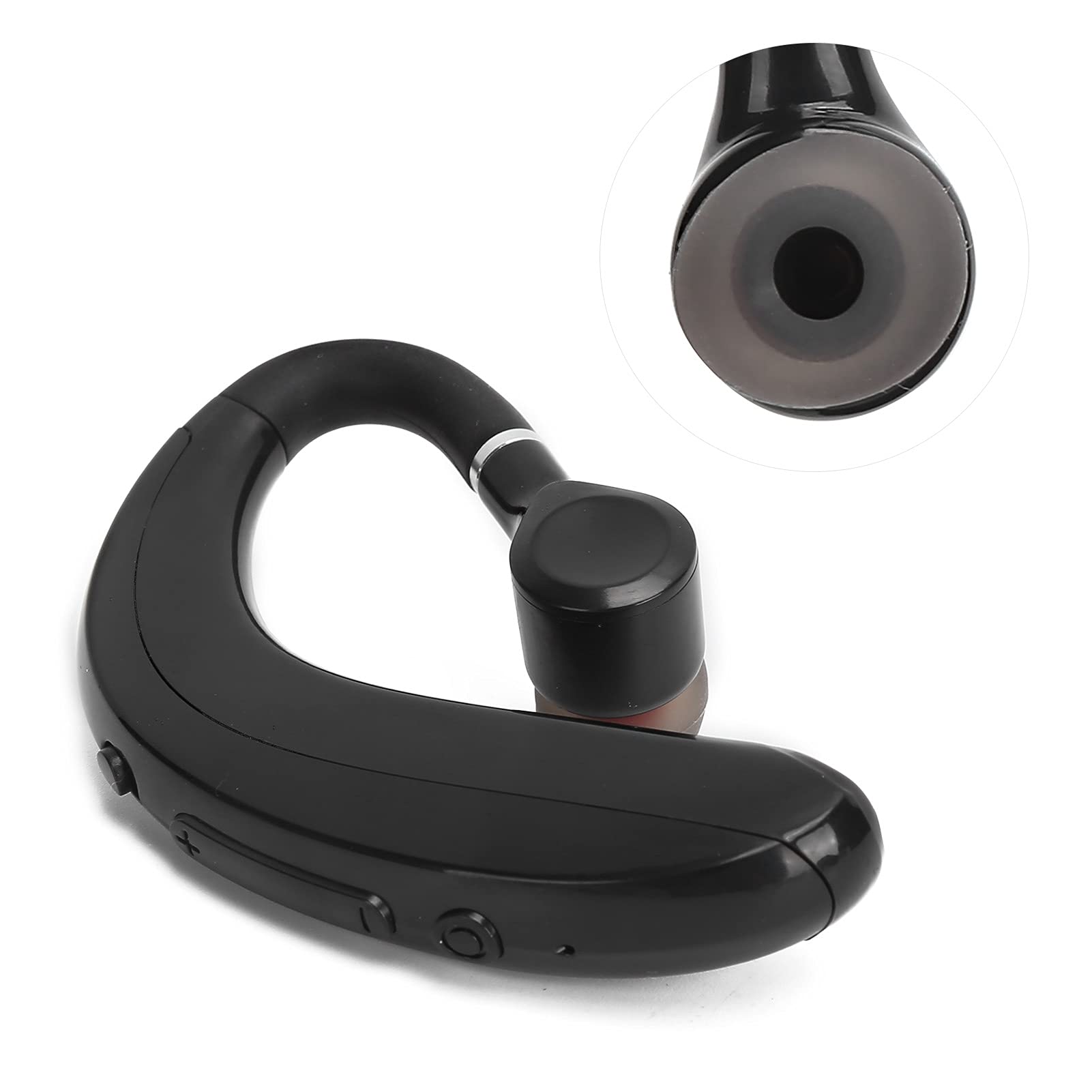 Goshyda Écouteurs sans Fil, Bluetooth 5.0 Rotation à 180 Degrés Réduction du Bruit Oreille Unique Casque D'écoute pour Affaires Parler Sports