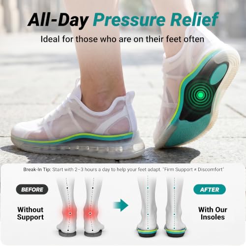 StepTastic High Arch Support Inserts for Men & Women, 220+ LBS Insoles - image 5